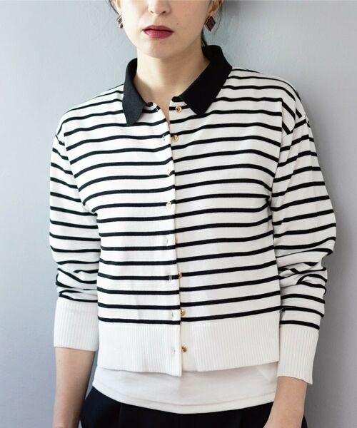 OPAQUE.CLIP / オペーク ドット クリップ カーディガン・ボレロ | ポロネックカーディガン | 詳細27