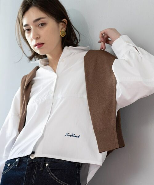 OPAQUE.CLIP / オペーク ドット クリップ シャツ・ブラウス | オックスフォルムシャツ（ホワイト(001)）