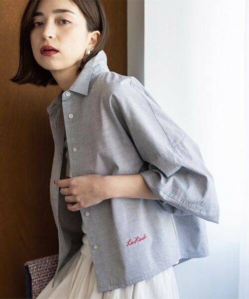 OPAQUE.CLIP / オペーク ドット クリップ シャツ・ブラウス | オックスフォルムシャツ（ブラック(019)）