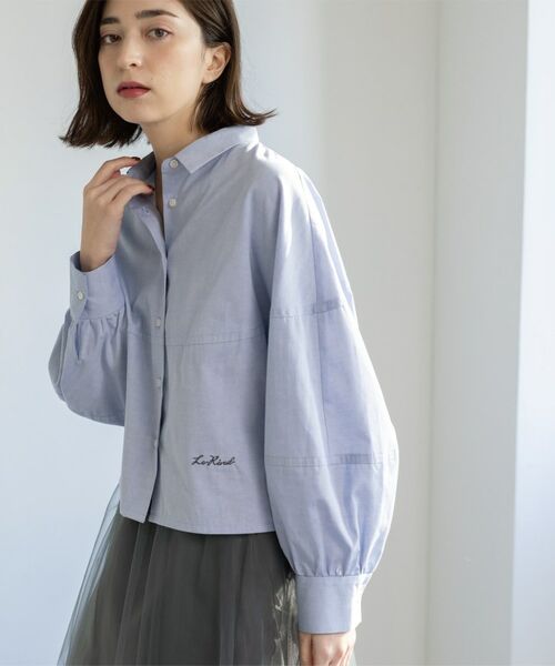 OPAQUE.CLIP / オペーク ドット クリップ シャツ・ブラウス | オックスフォルムシャツ（ブルー(092)）