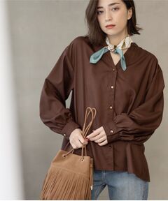 OPAQUE.CLIP / オペーク ドット クリップ シャツ・ブラウス | 前あき後ろフレアブラウス