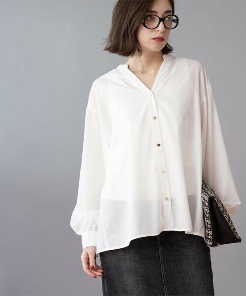 OPAQUE.CLIP / オペーク ドット クリップ シャツ・ブラウス | 前あき後ろフレアブラウス | 詳細21