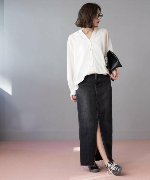 OPAQUE.CLIP / オペーク ドット クリップ シャツ・ブラウス | 前あき後ろフレアブラウス | 詳細24