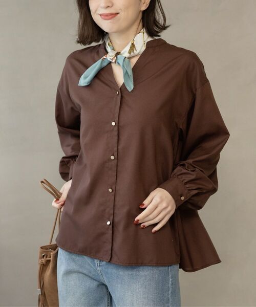 OPAQUE.CLIP / オペーク ドット クリップ シャツ・ブラウス | 前あき後ろフレアブラウス | 詳細30