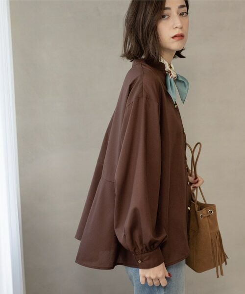 OPAQUE.CLIP / オペーク ドット クリップ シャツ・ブラウス | 前あき後ろフレアブラウス | 詳細5