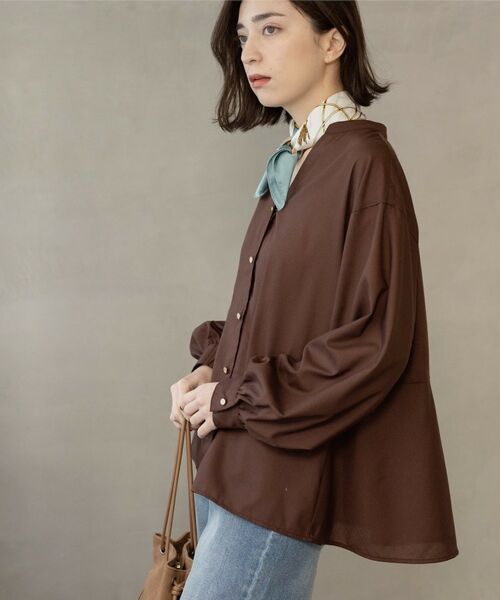 OPAQUE.CLIP / オペーク ドット クリップ シャツ・ブラウス | 前あき後ろフレアブラウス | 詳細8