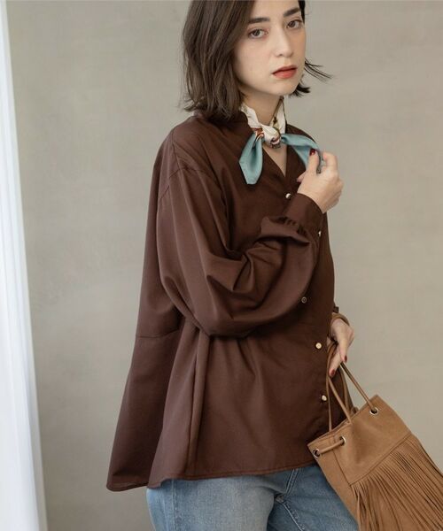 OPAQUE.CLIP / オペーク ドット クリップ シャツ・ブラウス | 前あき後ろフレアブラウス | 詳細9