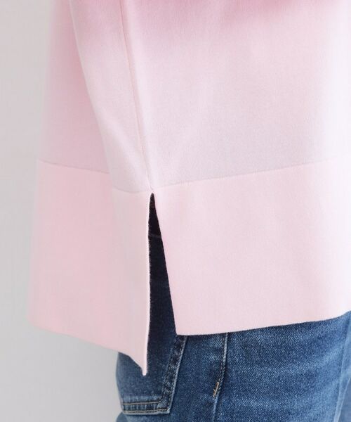 OPAQUE.CLIP / オペーク ドット クリップ ニット・セーター | UV リラクシーボートネックニット／オーガニックコットン混【洗濯機OK】《5col》 | 詳細27