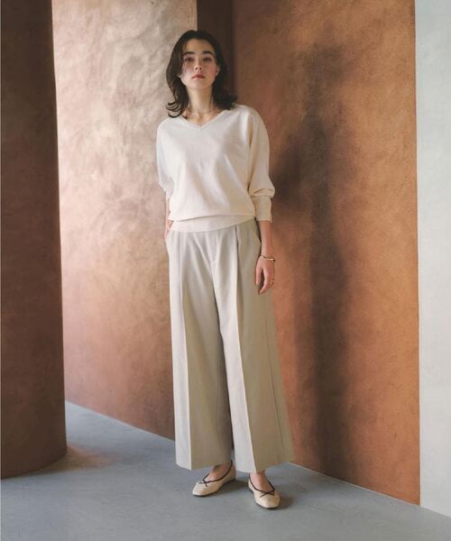 OPAQUE.CLIP / オペーク ドット クリップ ニット・セーター | リラクシードルマンスリーブニット【洗濯機OK/抗ピル】 | 詳細27