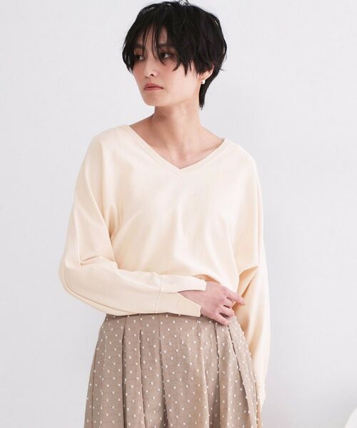 OPAQUE.CLIP / オペーク ドット クリップ ニット・セーター | リラクシードルマンスリーブニット【洗濯機OK/抗ピル】 | 詳細28