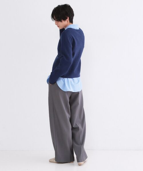 OPAQUE.CLIP / オペーク ドット クリップ カーディガン・ボレロ | ブークレ金ボタンニットカーディガン【洗濯機OK】 | 詳細29