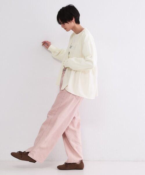 OPAQUE.CLIP / オペーク ドット クリップ カーディガン・ボレロ | ブラウス風Vネックカーディガン【洗濯機OK】 | 詳細25