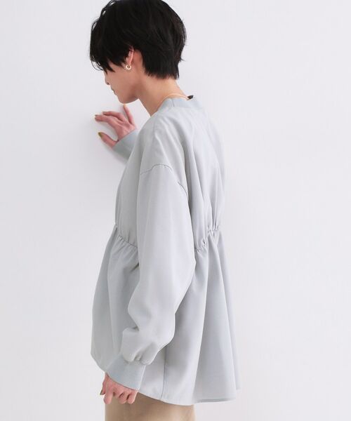 OPAQUE.CLIP / オペーク ドット クリップ カーディガン・ボレロ | ブラウス風Vネックカーディガン【洗濯機OK】 | 詳細27