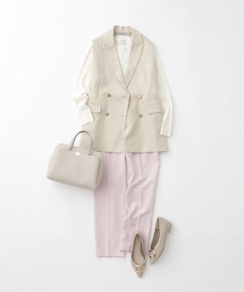 OPAQUE.CLIP / オペーク ドット クリップ パンツ | 美脚ストレッチイージーテーパードパンツ【洗濯機OK】 | 詳細25