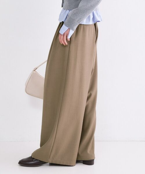 OPAQUE.CLIP / オペーク ドット クリップ パンツ | 美脚ストレッチ イージータックワイドパンツ【洗濯機OK】 | 詳細28