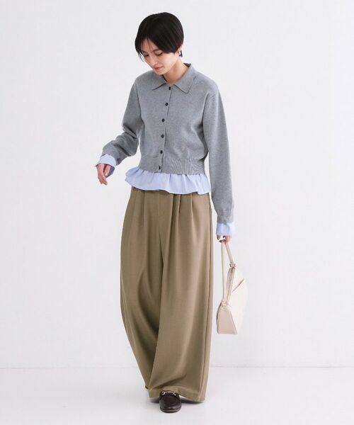 OPAQUE.CLIP / オペーク ドット クリップ パンツ | 美脚ストレッチ イージータックワイドパンツ【洗濯機OK】 | 詳細30