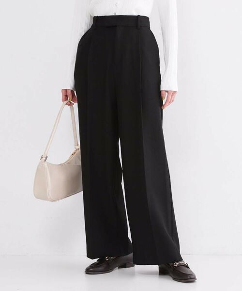 OPAQUE.CLIP / オペーク ドット クリップ パンツ | 美脚ストレッチストレートワイドパンツ【洗濯機OK】 | 詳細23