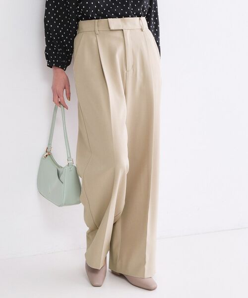 OPAQUE.CLIP / オペーク ドット クリップ パンツ | 美脚ストレッチストレートワイドパンツ【洗濯機OK】 | 詳細28