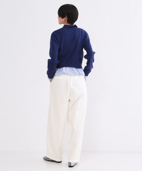 OPAQUE.CLIP / オペーク ドット クリップ パンツ | バレルレッグチノパンツ【洗濯機OK】 | 詳細16