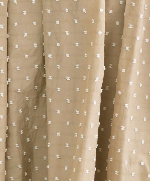 OPAQUE.CLIP / オペーク ドット クリップ ロング・マキシ丈スカート | ドビードットタックフレアスカート【洗濯機OK】 | 詳細20