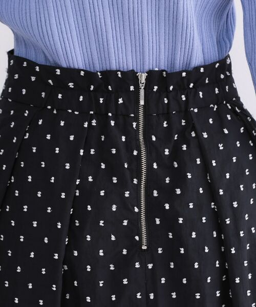 OPAQUE.CLIP / オペーク ドット クリップ ロング・マキシ丈スカート | ドビードットタックフレアスカート【洗濯機OK】 | 詳細25