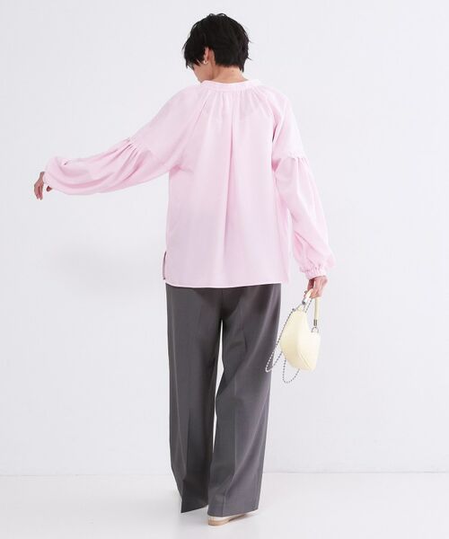 OPAQUE.CLIP / オペーク ドット クリップ シャツ・ブラウス | スキッパーボリュームスリーブブラウス【洗濯機OK】 | 詳細28