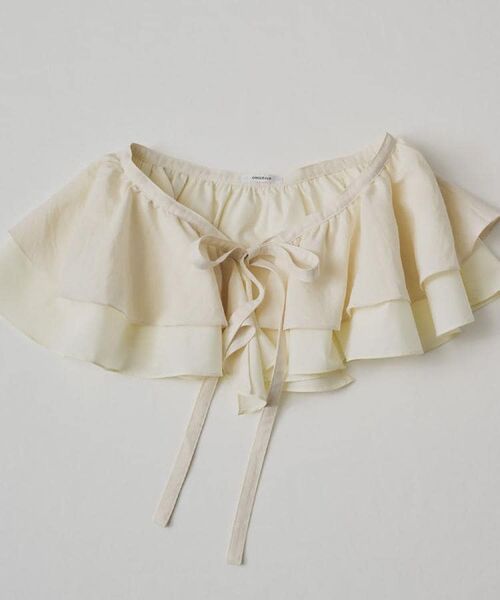 OPAQUE.CLIP / オペーク ドット クリップ その他小物 | ラッフルフリルケープ【洗濯機OK】 | 詳細22