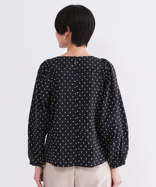 OPAQUE.CLIP / オペーク ドット クリップ シャツ・ブラウス | ドビードットパフスリーブブラウス【洗濯機OK】 | 詳細24