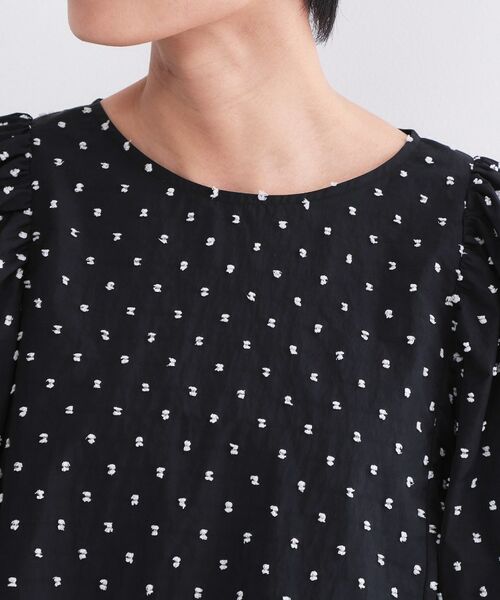 OPAQUE.CLIP / オペーク ドット クリップ シャツ・ブラウス | ドビードットパフスリーブブラウス【洗濯機OK】 | 詳細25