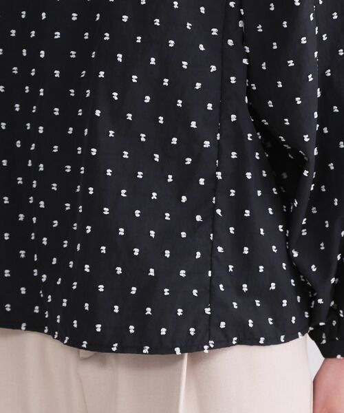 OPAQUE.CLIP / オペーク ドット クリップ シャツ・ブラウス | ドビードットパフスリーブブラウス【洗濯機OK】 | 詳細29