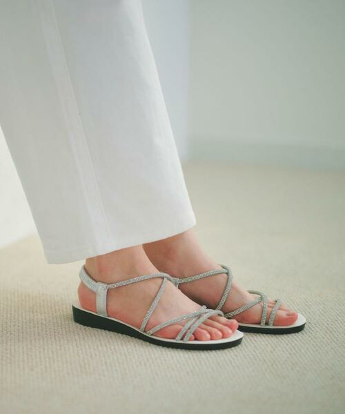 OPAQUE.CLIP / オペーク ドット クリップ サンダル | ビジュー細ストラップサンダル | 詳細10