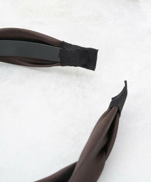 OPAQUE.CLIP / オペーク ドット クリップ ヘアアクセサリー | サテンねじりデザインカチューシャ | 詳細3