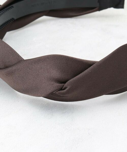 OPAQUE.CLIP / オペーク ドット クリップ ヘアアクセサリー | サテンねじりデザインカチューシャ | 詳細4