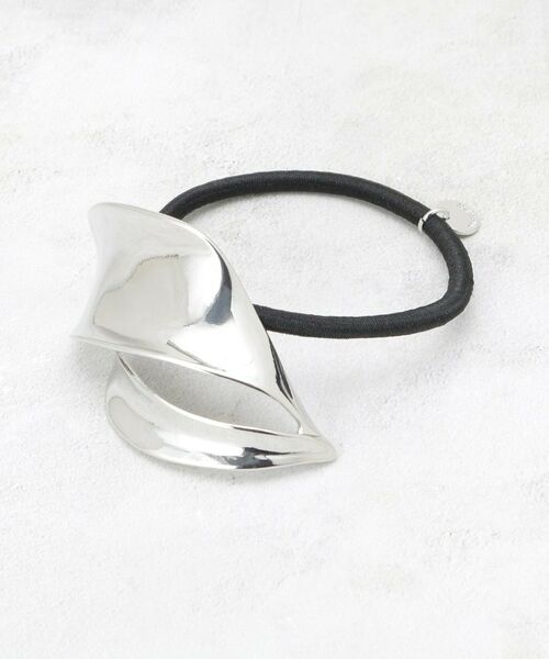 OPAQUE.CLIP / オペーク ドット クリップ ヘアアクセサリー | ニュアンスメタルパーツヘアゴム（シルバー(006)）