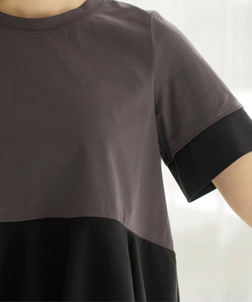 OPAQUE.CLIP / オペーク ドット クリップ カットソー | ペプラム切替ドッキングトップス | 詳細28