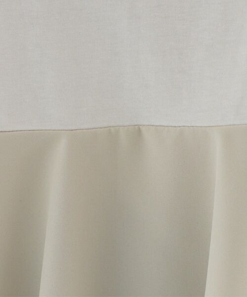 OPAQUE.CLIP / オペーク ドット クリップ カットソー | ペプラム切替ドッキングトップス | 詳細30