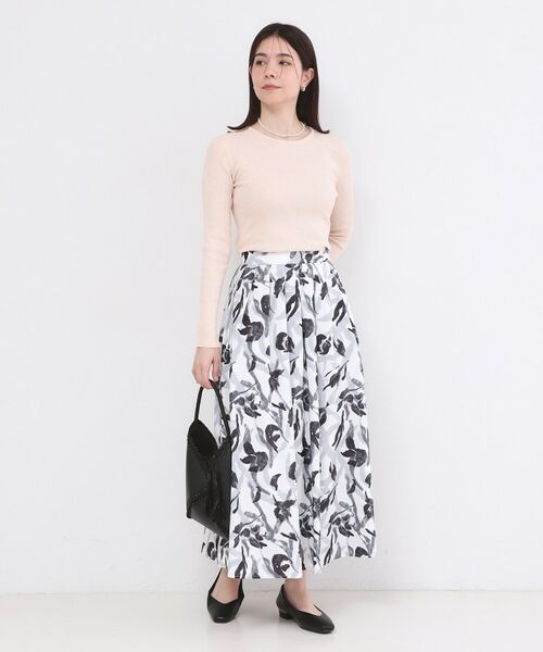 OPAQUE.CLIP / オペーク ドット クリップ ニット・セーター | ラメリブニット【洗濯機OK】 | 詳細2