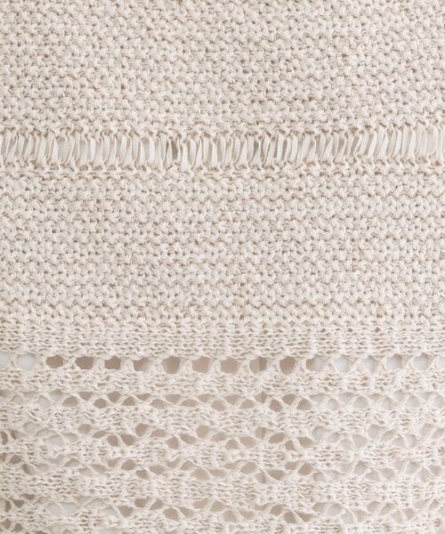 OPAQUE.CLIP / オペーク ドット クリップ ニット・セーター | テープヤーンビスチェニット【洗濯機OK／抗ピル】 | 詳細8