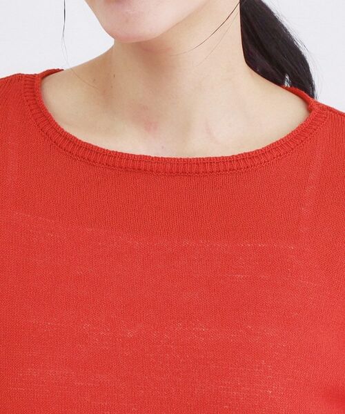 OPAQUE.CLIP / オペーク ドット クリップ ニット・セーター | 麻混リラクシーニット【洗濯機OK】 | 詳細16