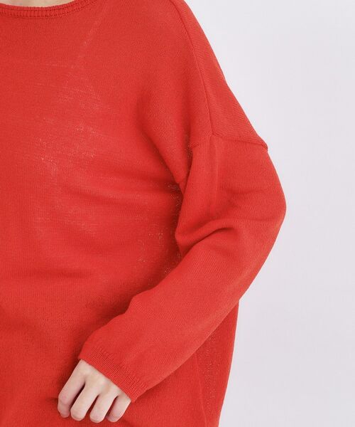 OPAQUE.CLIP / オペーク ドット クリップ ニット・セーター | 麻混リラクシーニット【洗濯機OK】 | 詳細17