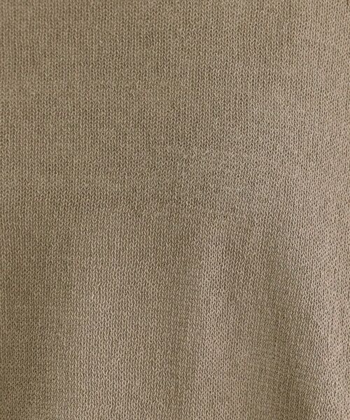 OPAQUE.CLIP / オペーク ドット クリップ ニット・セーター | 麻混リラクシーニット【洗濯機OK】 | 詳細8