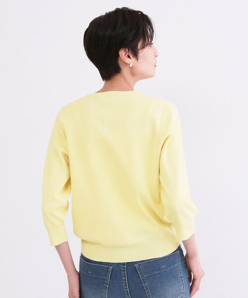 OPAQUE.CLIP / オペーク ドット クリップ ニット・セーター | フリルヘンリーネックニット【洗濯機OK/抗ピル】 | 詳細23