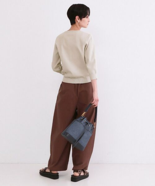 OPAQUE.CLIP / オペーク ドット クリップ ニット・セーター | フリルヘンリーネックニット【洗濯機OK/抗ピル】 | 詳細7