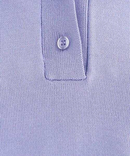 OPAQUE.CLIP / オペーク ドット クリップ ニット・セーター | シャツレイヤード風ポロニット【洗濯機OK】 | 詳細12