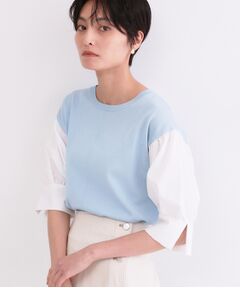 OPAQUE.CLIP / オペーク ドット クリップ ニット・セーター | ボリュームスリーブドッキングニット