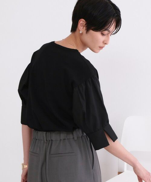 OPAQUE.CLIP / オペーク ドット クリップ ニット・セーター | ボリュームスリーブドッキングニット | 詳細1