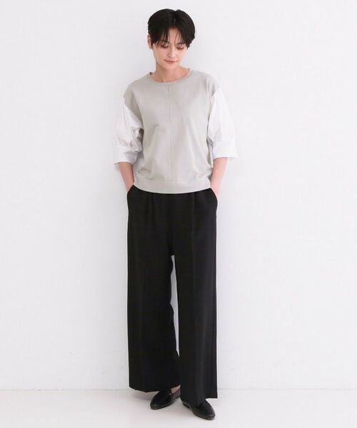 OPAQUE.CLIP / オペーク ドット クリップ ニット・セーター | ボリュームスリーブドッキングニット | 詳細10