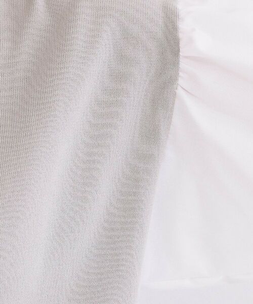 OPAQUE.CLIP / オペーク ドット クリップ ニット・セーター | ボリュームスリーブドッキングニット | 詳細12