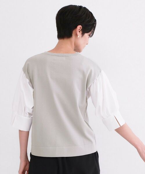 OPAQUE.CLIP / オペーク ドット クリップ ニット・セーター | ボリュームスリーブドッキングニット | 詳細19