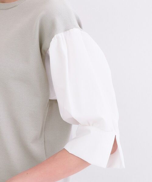 OPAQUE.CLIP / オペーク ドット クリップ ニット・セーター | ボリュームスリーブドッキングニット | 詳細21